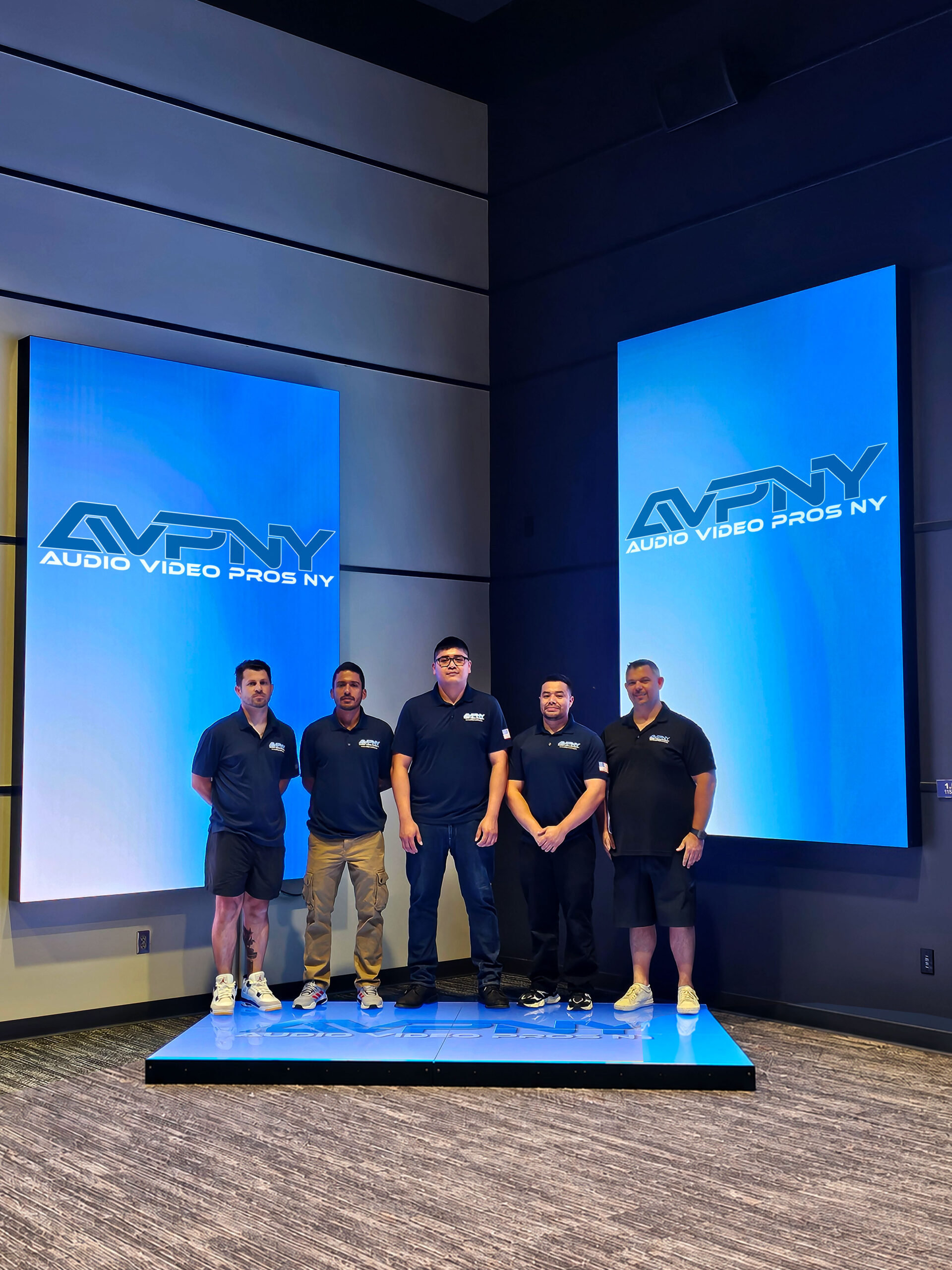 AV Pros NY audiovisual installation photograph